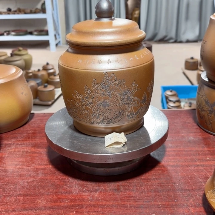 紫砂茶叶罐。。。。。。。。。