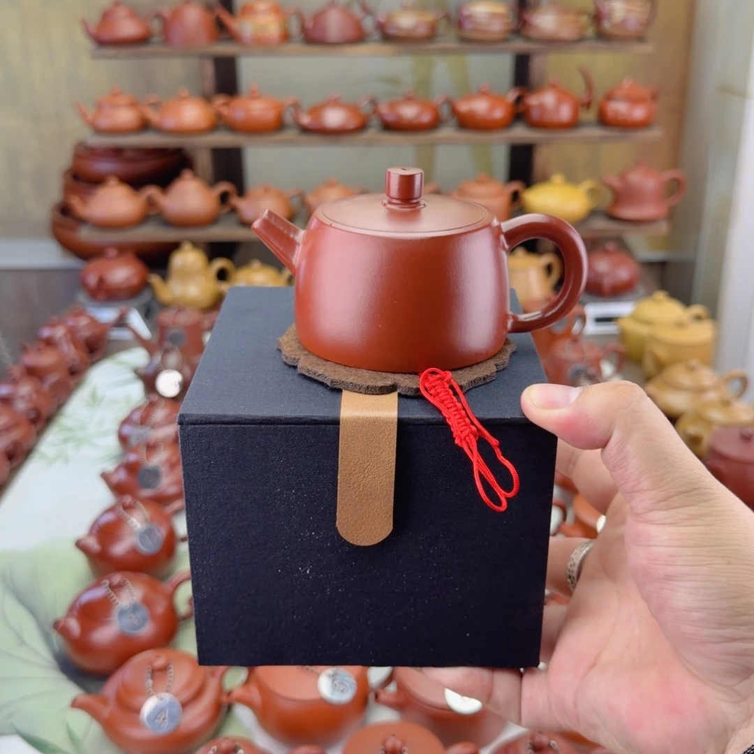 啊***t紫砂茶壶150cc大红袍内嵌井栏壶