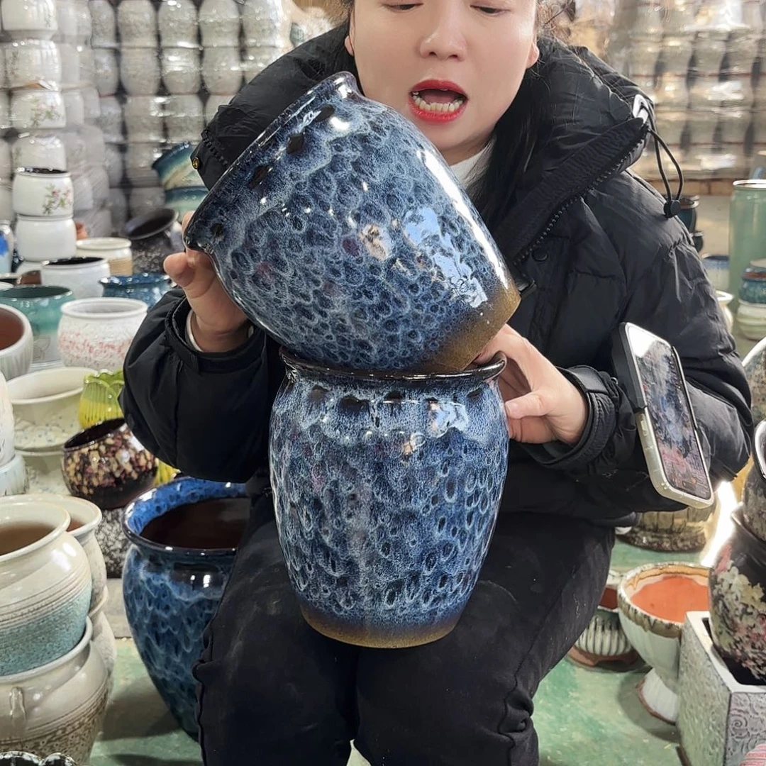 正品两个高21/17红陶