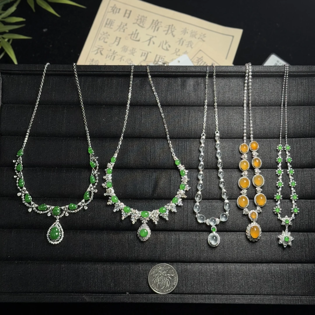 思懿珠宝  18K翡翠项链-49800-1-ZGM-多样性发一