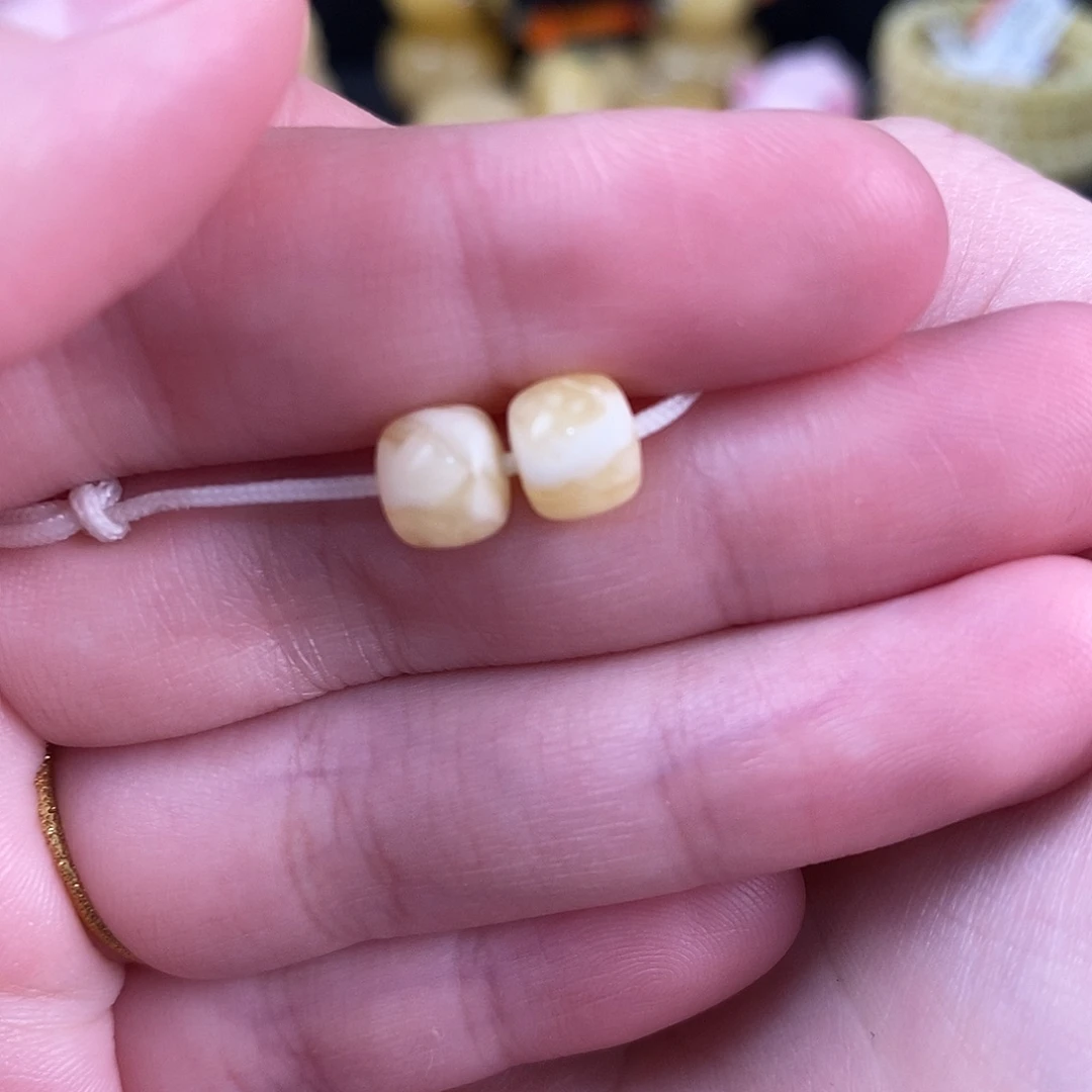 蜜蜡未镶嵌珠宝奇石7一对