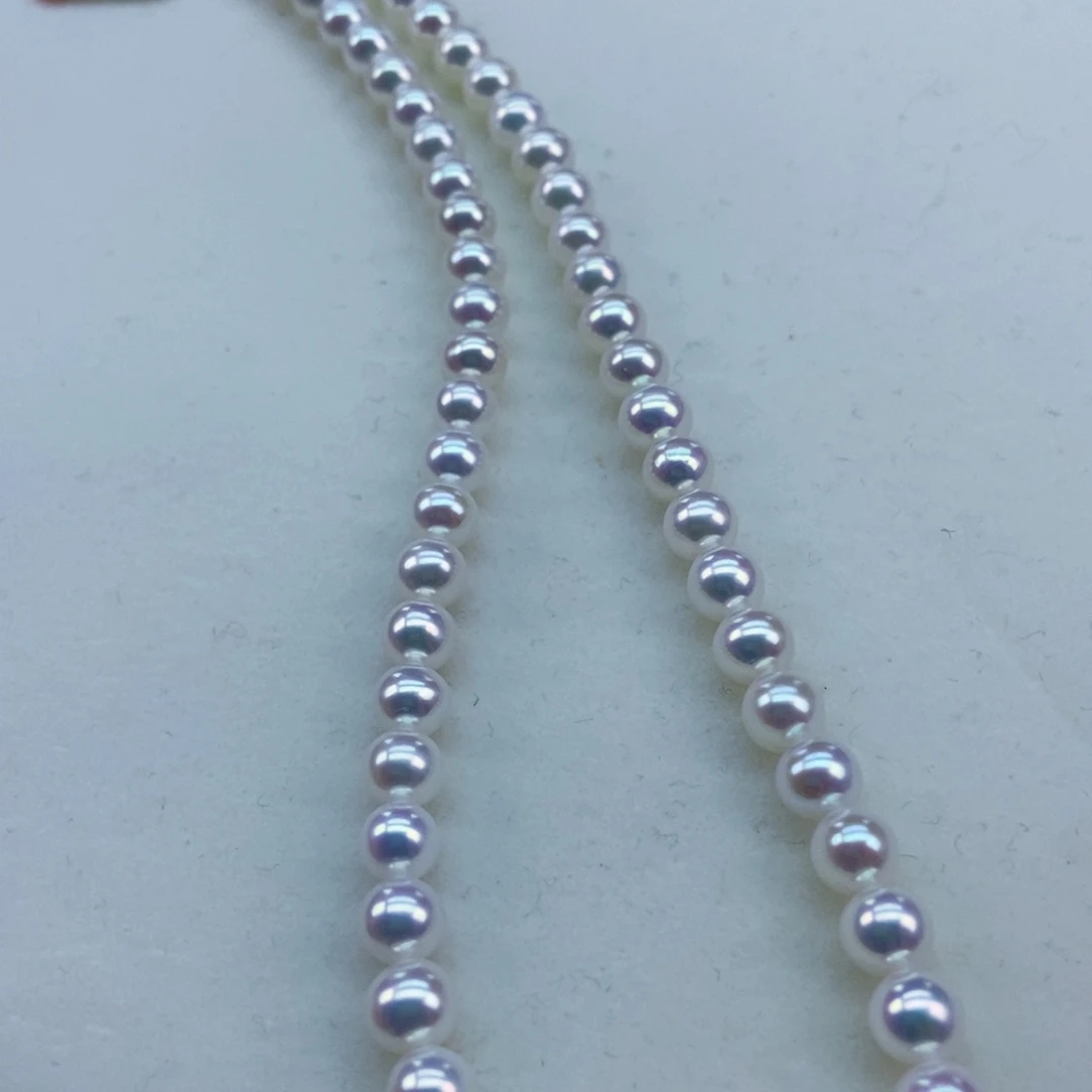 淡水珍珠银S925镶嵌6/6.6爆亮炫彩毕业亮瞎眼