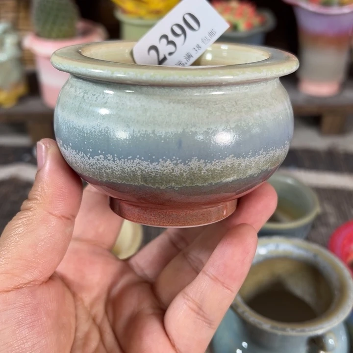 口6 手工花盆满30包邮