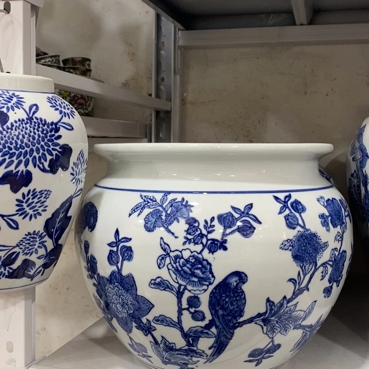 摆件K*手绘陶瓷花瓶一物一拍