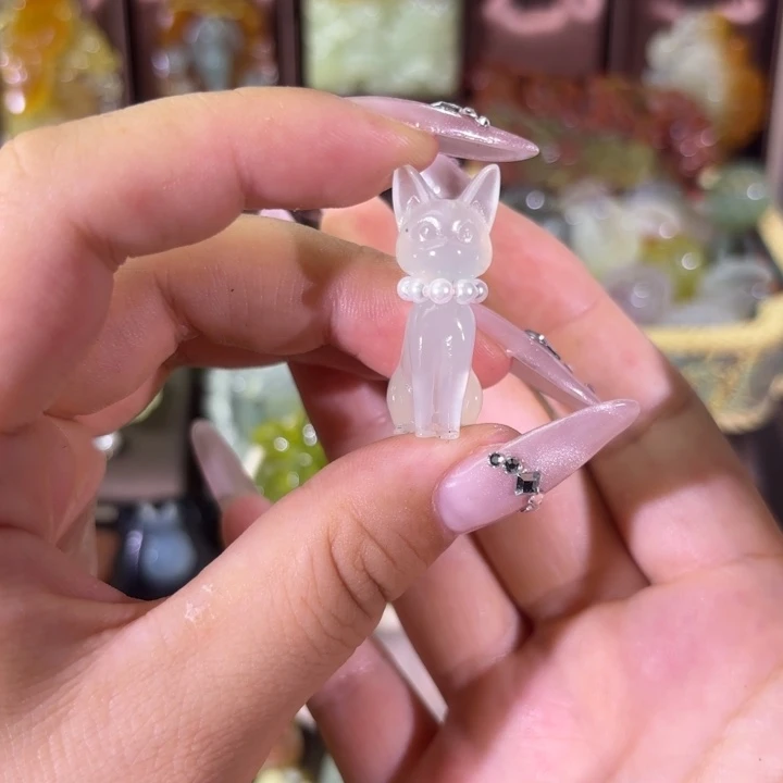 蛇纹石玉合金颈饰