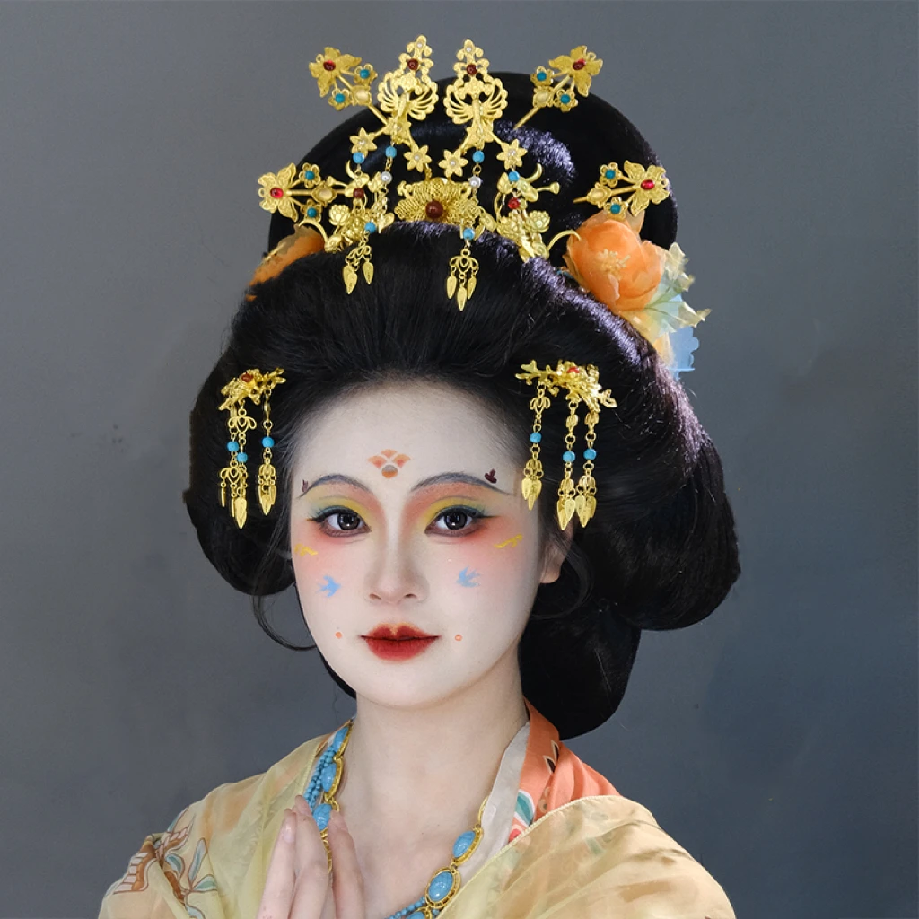 耀如春华花容套装链接 汉服配饰