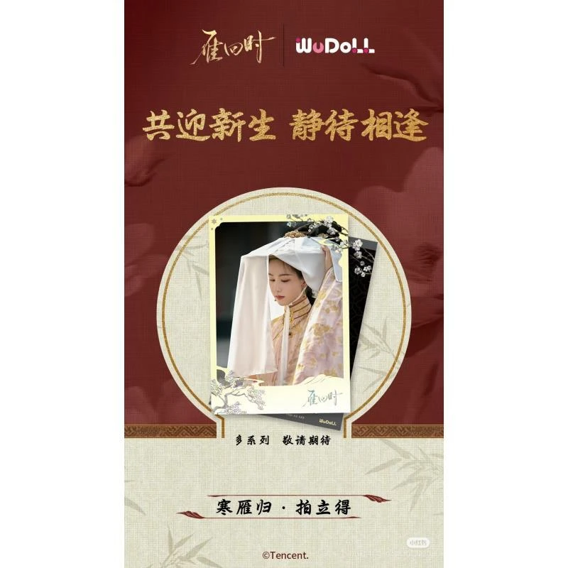 AUV【玩法合集】《雁回时》 吾流不凡官方正版收藏卡拍立得