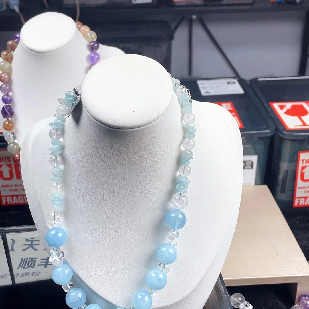 烟晶手链银S925镶嵌