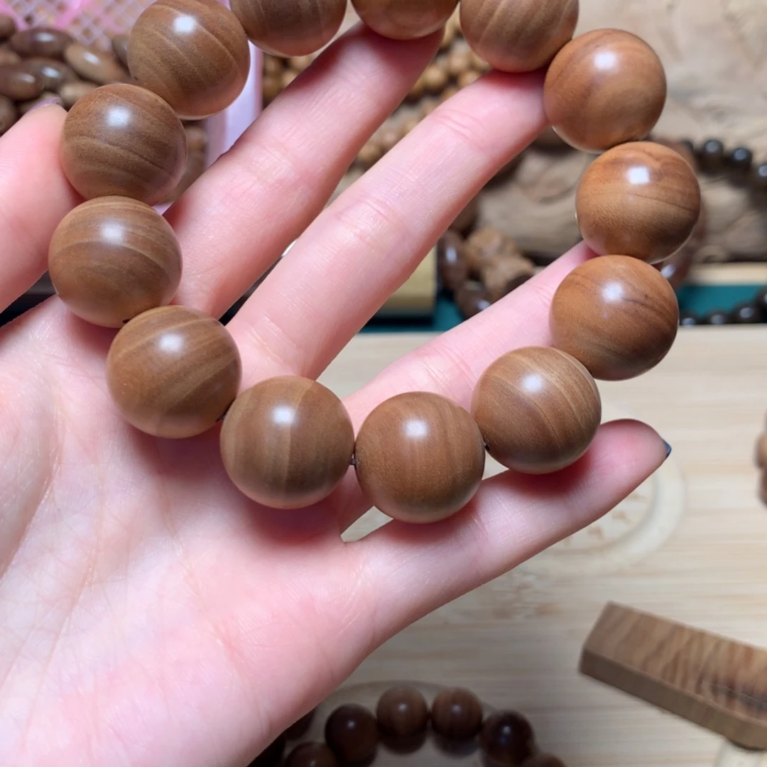 檀香木手串/手链小*伟迈索尔老山檀18清货