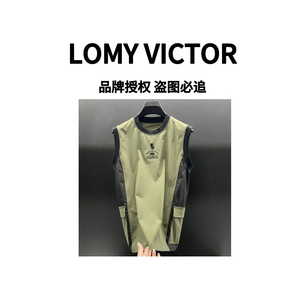 LOMY VICTOR欧洲站顶奢夏季新品背心男女同款NZN1918