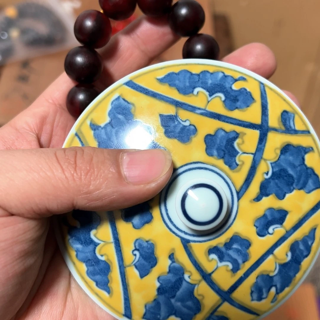 碟杨*瓷器木器工艺摆件