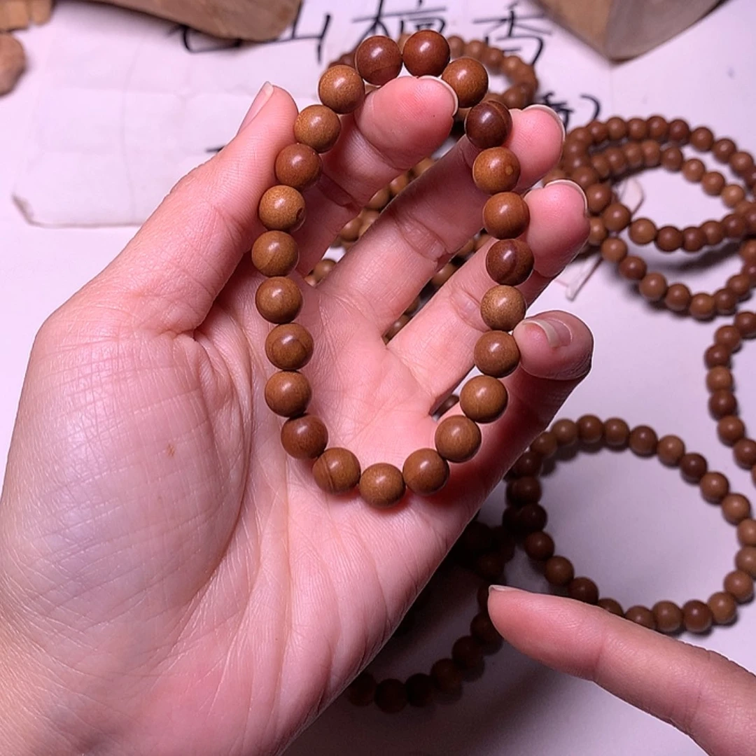 【闪购商品】檀香木手串/手链檀香0.8单圈瑕疵