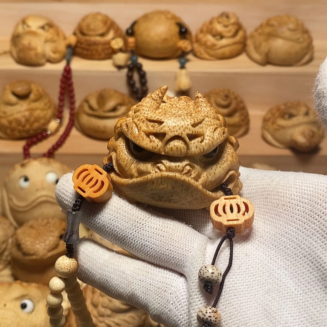 香榧木竹根雕———-