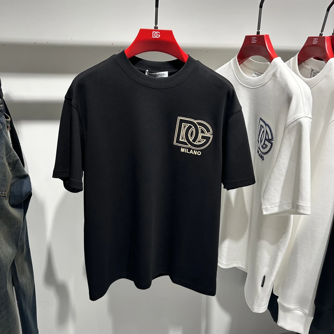 DG迪噶雅25新品男士轻奢加厚短袖T恤