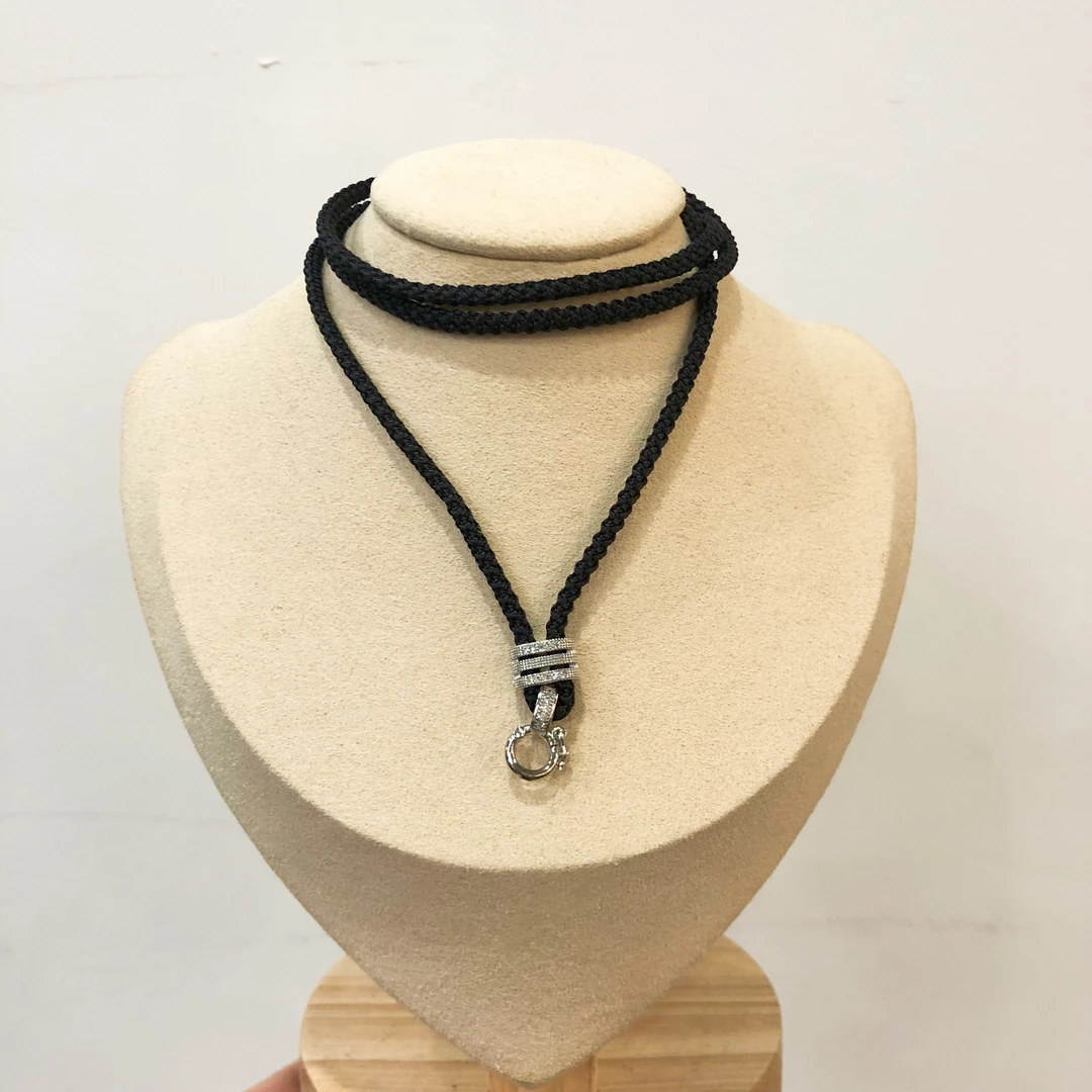 【小杰-福利】精美银镶高货绳