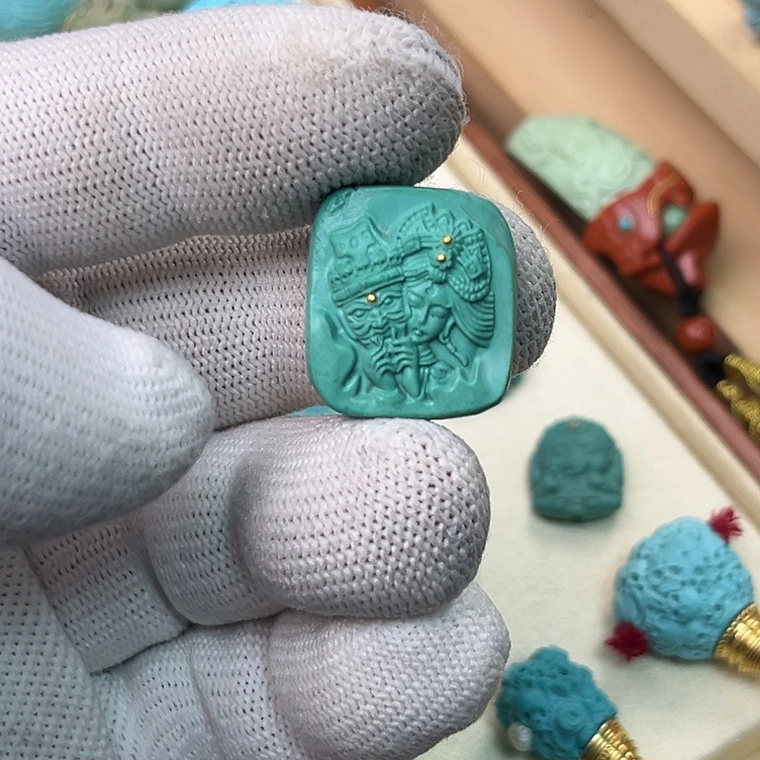 绿松石未镶嵌配饰