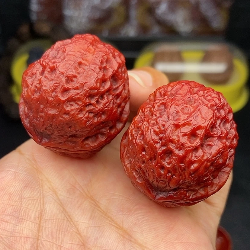 【闪购商品】文玩核桃把件40尺蛇皮元宝