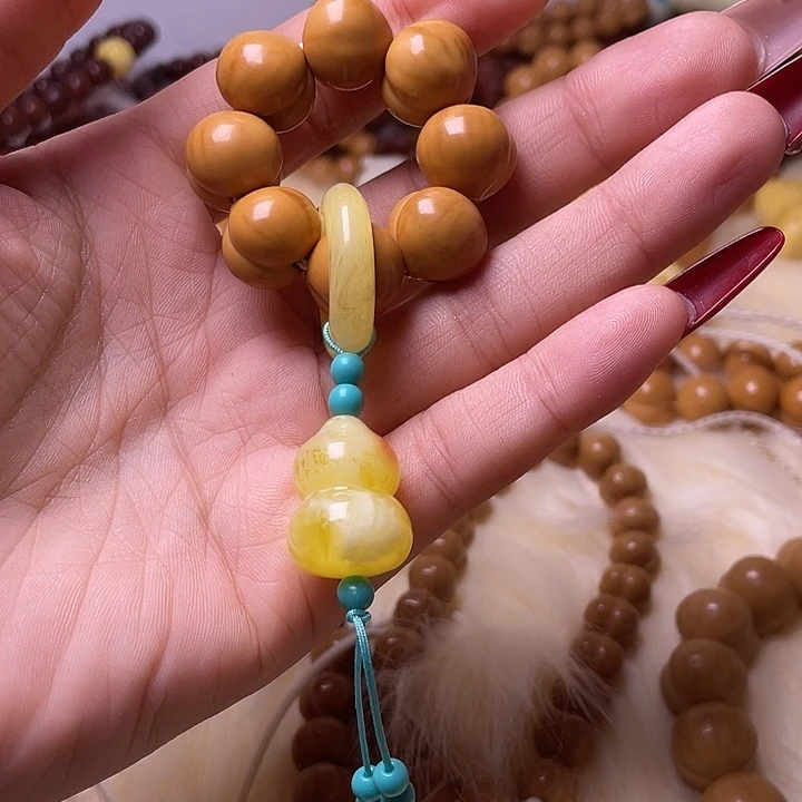 手串猴头核桃一物15镜面柯基屁桃手捻