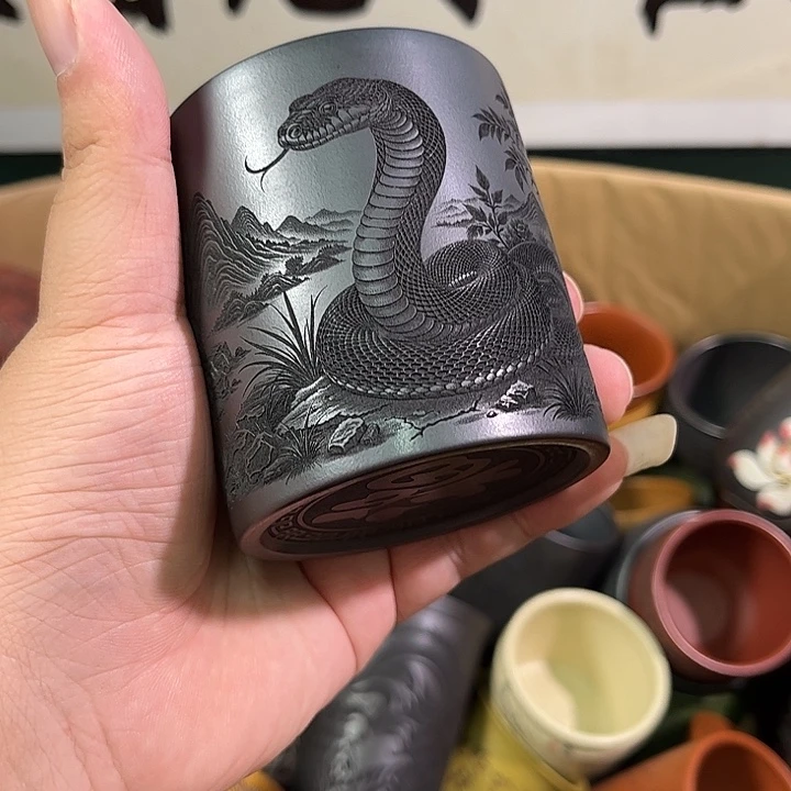 茶杯紫砂全手工紫砂主人杯