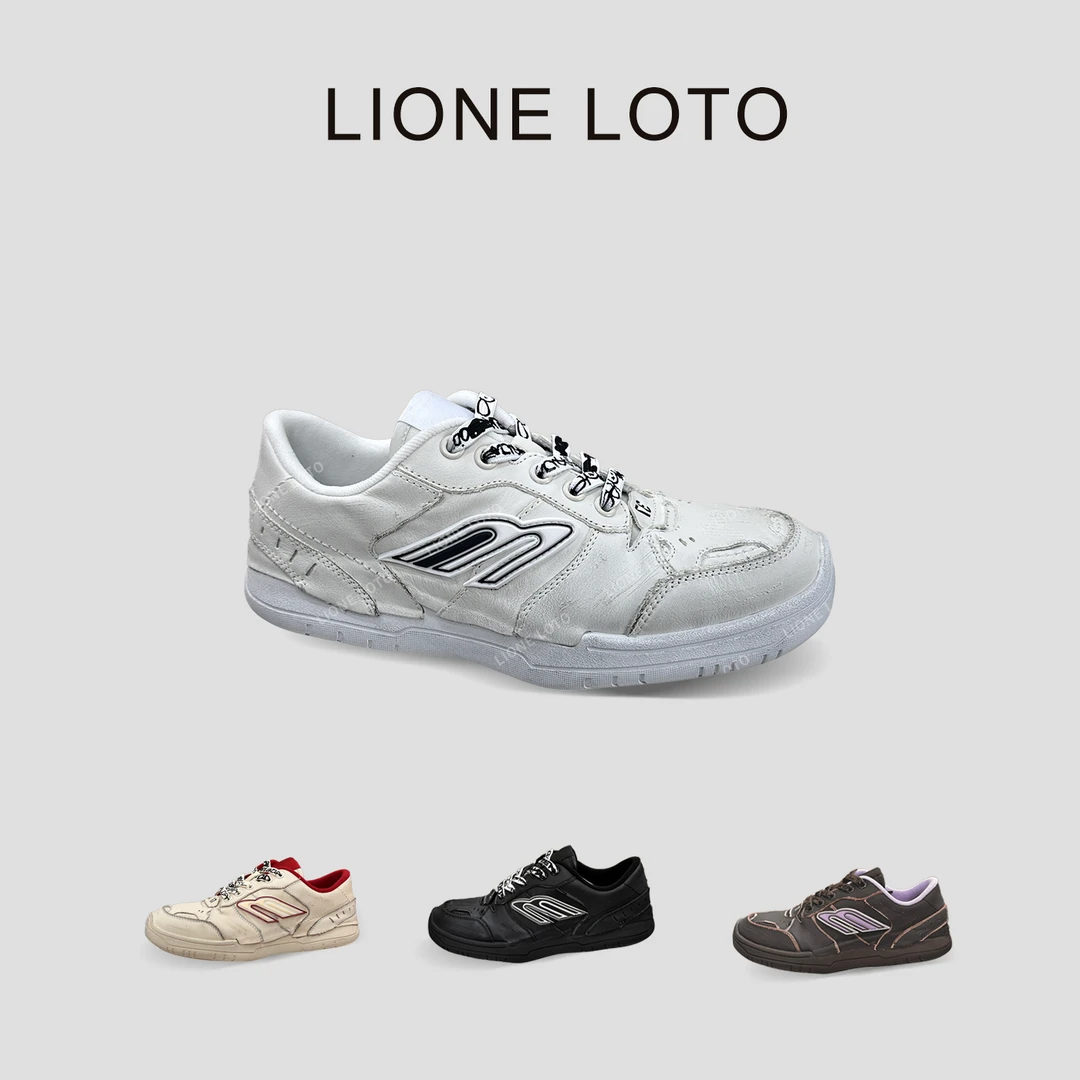 巴家厚底真皮做旧经典小白鞋板鞋防滑女子轻便运动休闲鞋