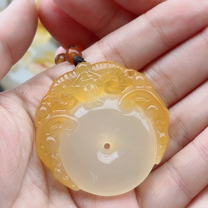 锦***地玛瑙未镶嵌手饰吊坠