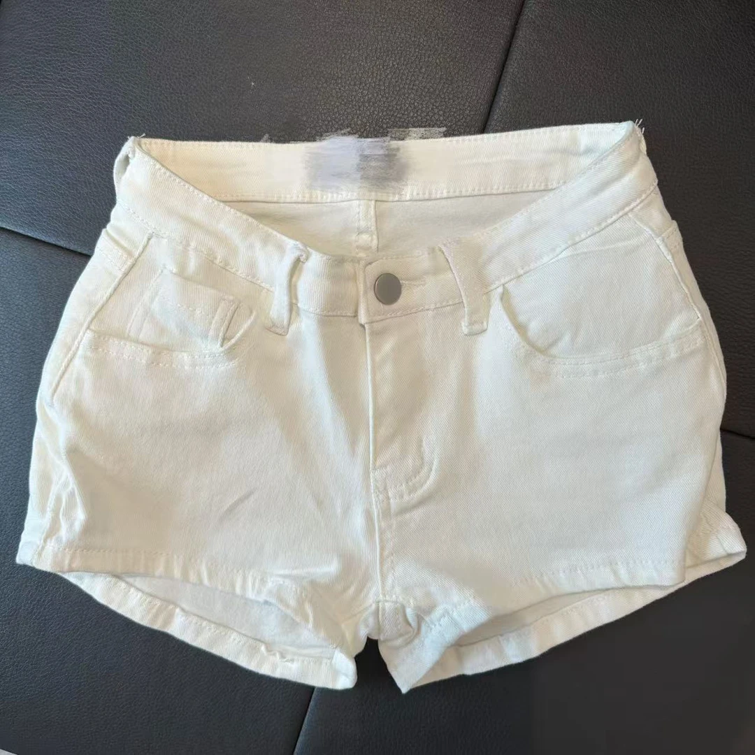 舟舟jojo【韩女牛仔裤】丰胯百搭热裤短裤