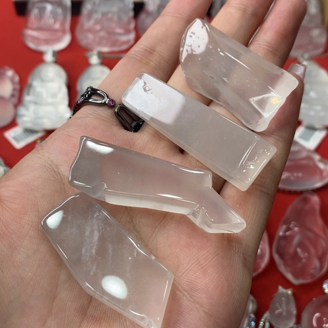 未镶嵌原石随机发一石英质玉
