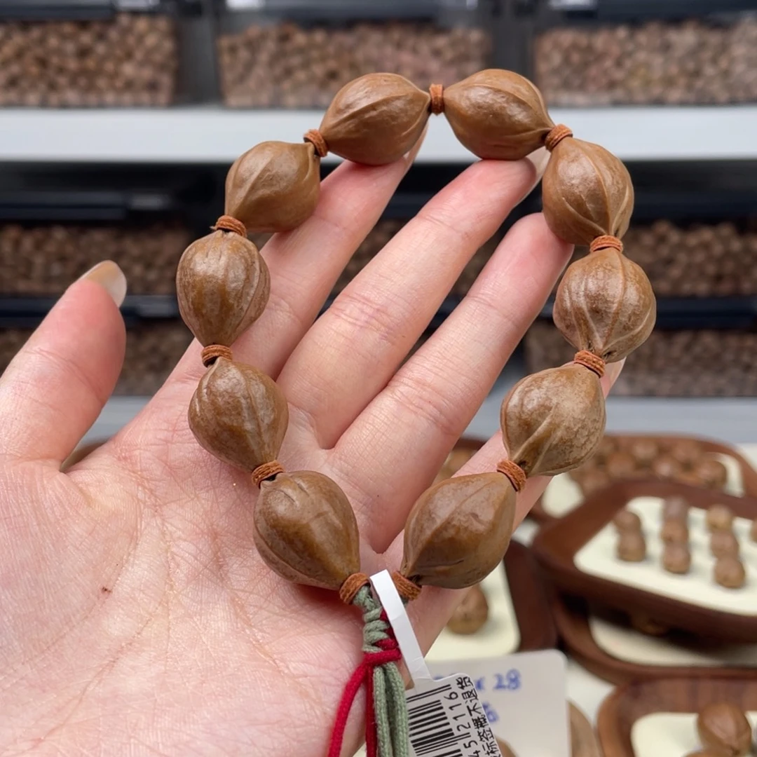 白***邦手串/手链橄榄核17 24梅林铁核