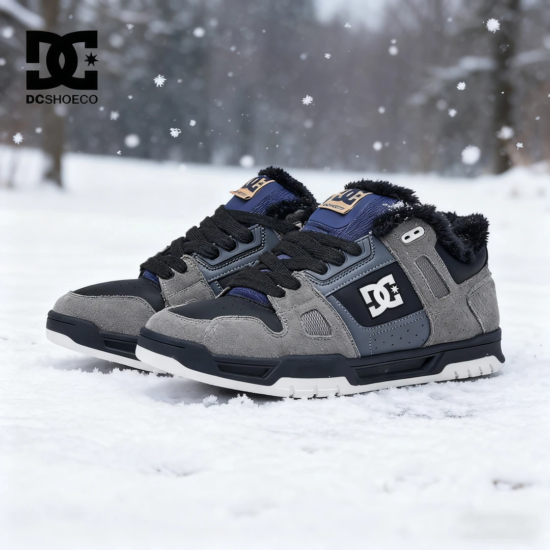 DCSHOES STAG PRO 冬季新款加绒运动板鞋时尚百搭面包鞋潮流男鞋