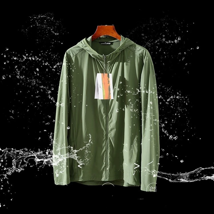 毒家鼎级户外猛货！夏季新品男轻量防水透气弹力皮肤衣薄外套潮002