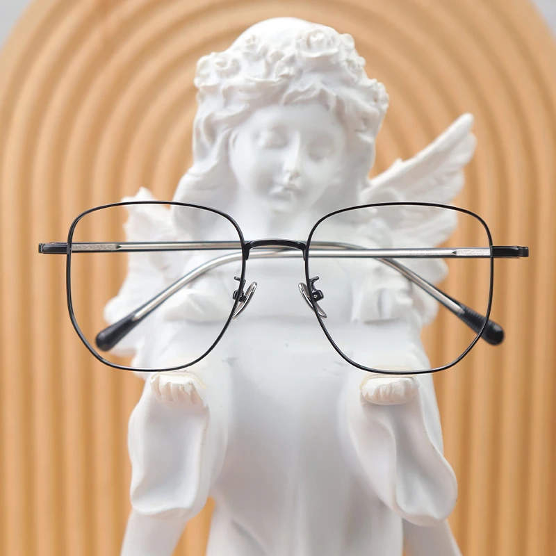 11多边形近视眼镜男女时尚显瘦大框轻便舒适眼镜框防蓝光辐射