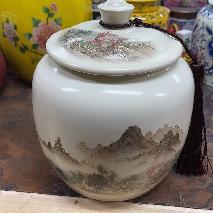 陶瓷罐茶叶罐密封罐储物罐