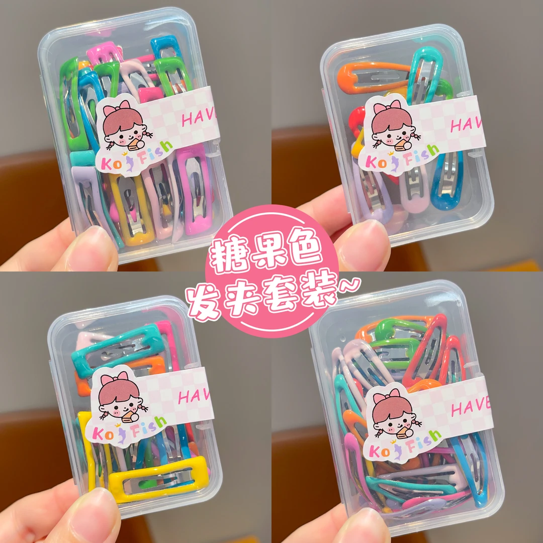 【高定款】多巴胺儿童彩色发夹女童刘海夹前额碎发bb夹发卡宝宝头饰