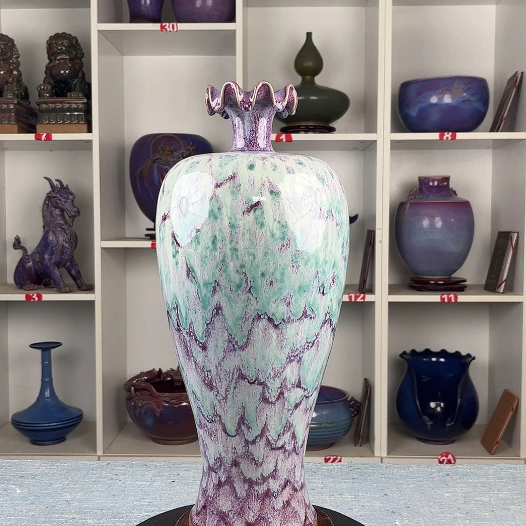 瓷片摆件……荷韵瓶！