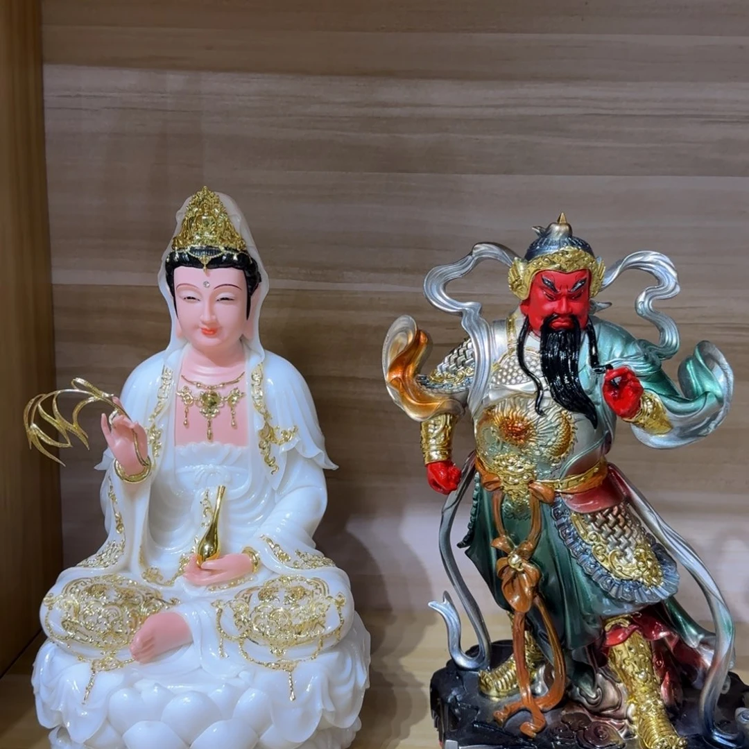 树脂制品12寸观音财神关公