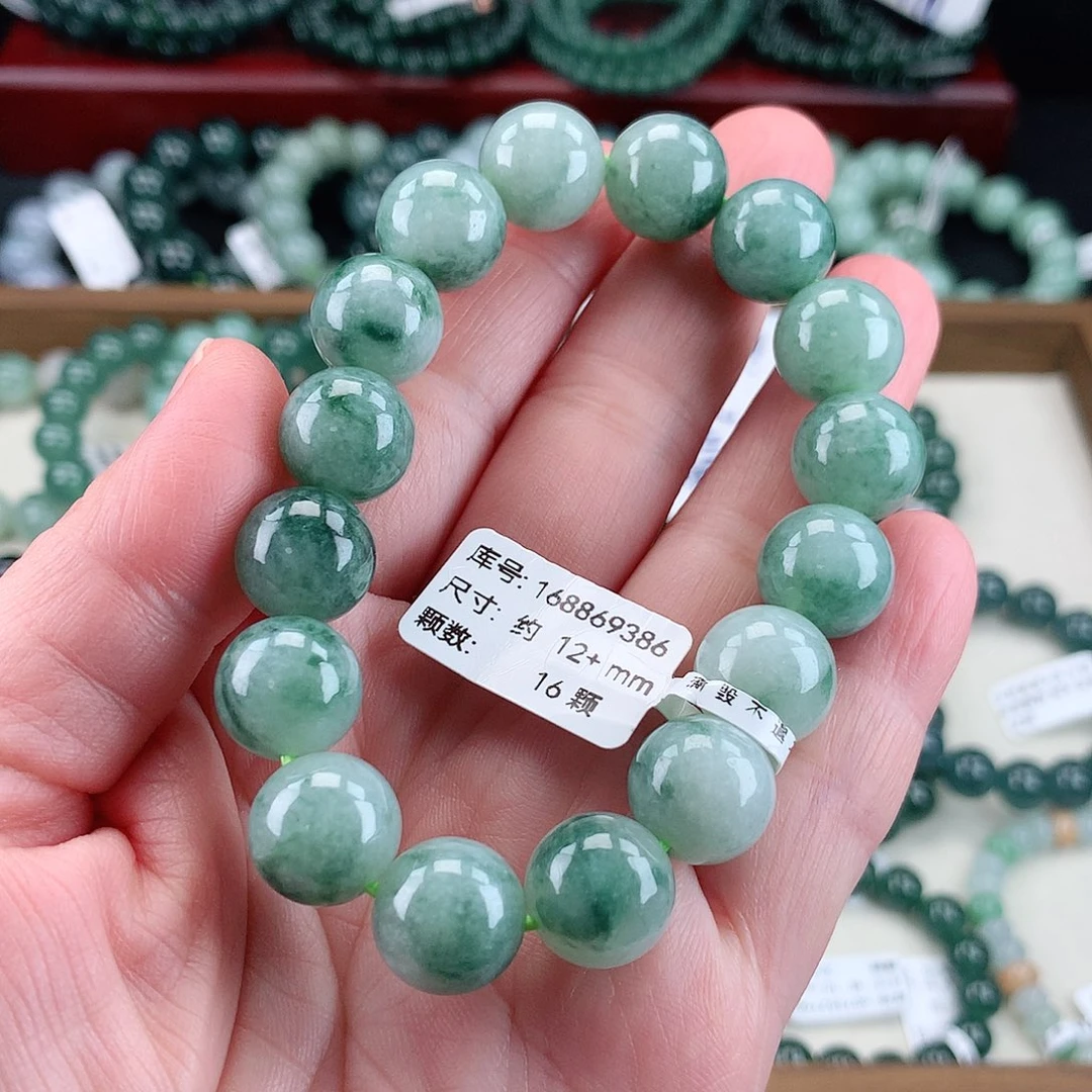 翡翠未镶嵌毛衣链