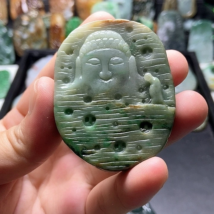 颈饰未镶嵌翡翠翡翠a货