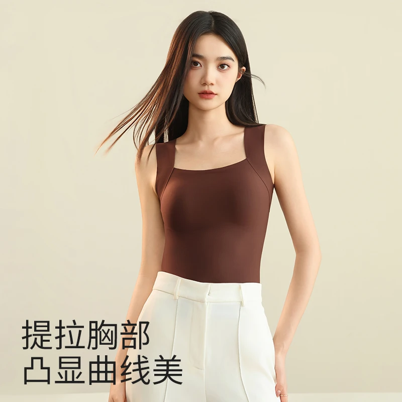 健将四季款360度隐形无痕美背亲肤肌底衣裸感高弹舒适背心21309