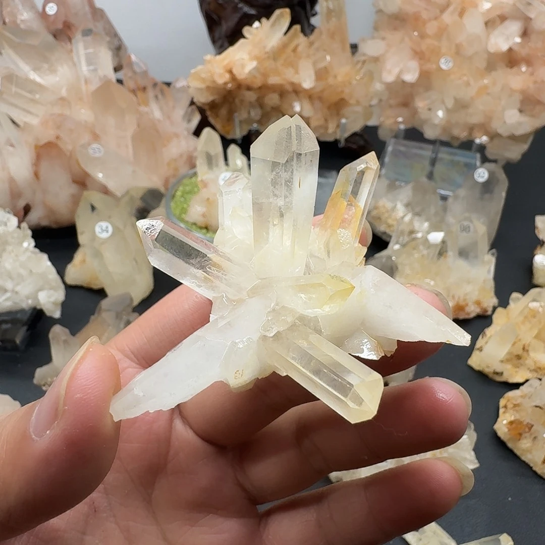 水晶珠宝半成品银S925镶嵌7