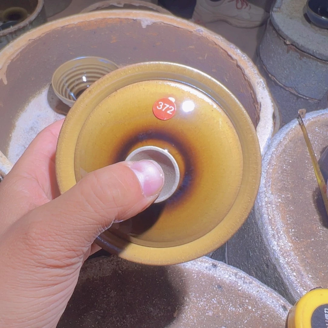 茶盏雾**曦372 建窑建盏奇飞窑