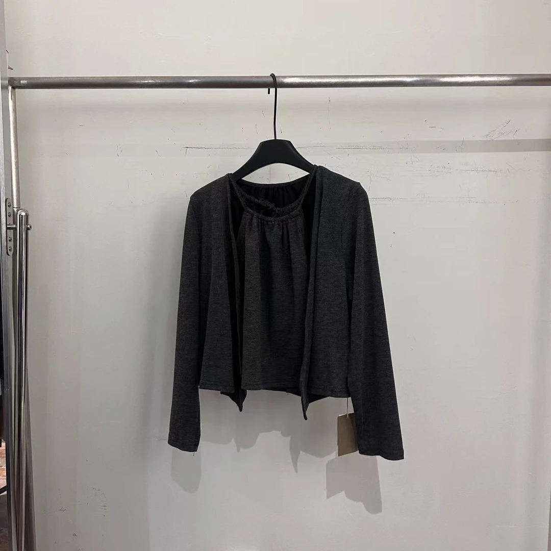 【ARONG阿荣家】两件套11039-黑色深灰色-F