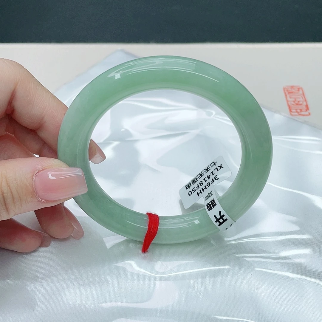 翡翠手镯未镶嵌圆55.4