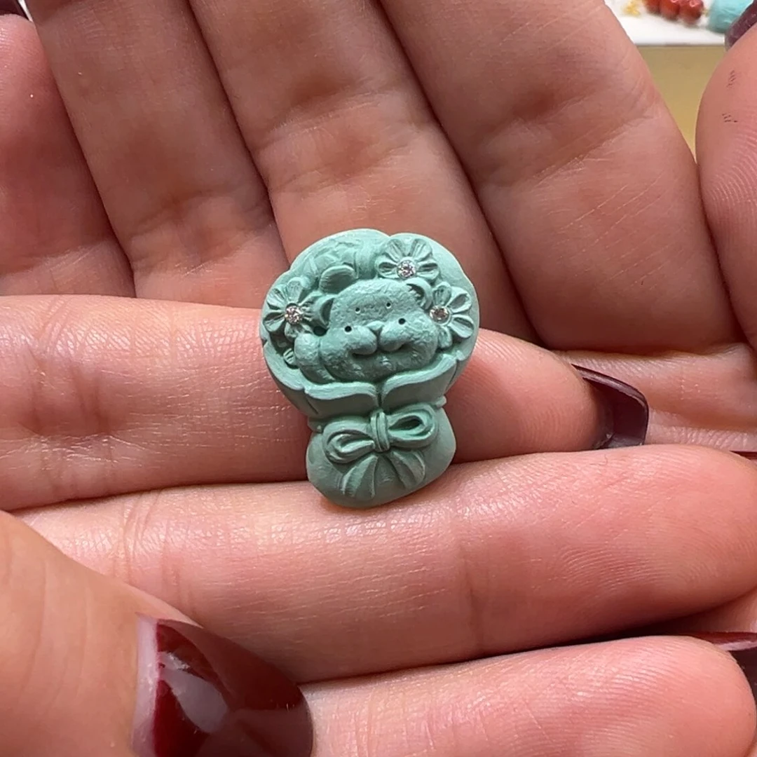 绿松石配件未镶嵌配件