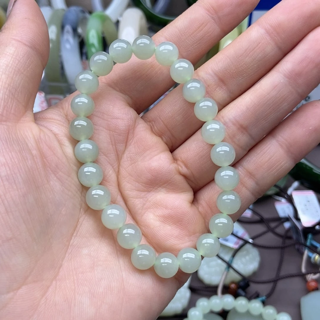 和田玉手链未镶嵌?***爱卡8