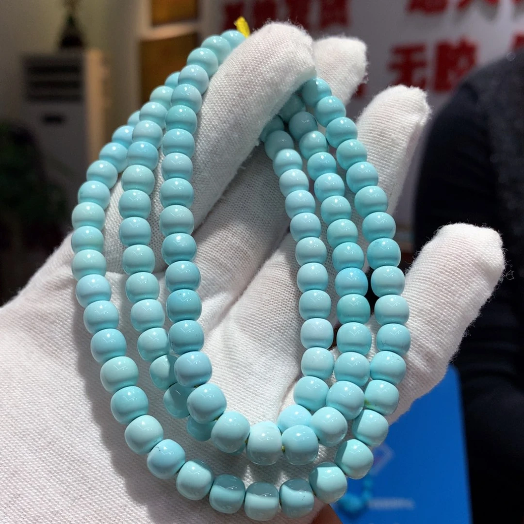 未镶嵌绿松石长链