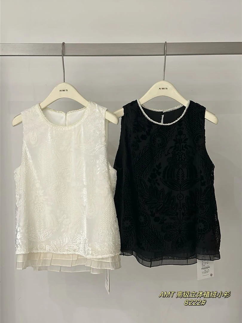 【三顺服饰】｛植绒背心｝衬衣