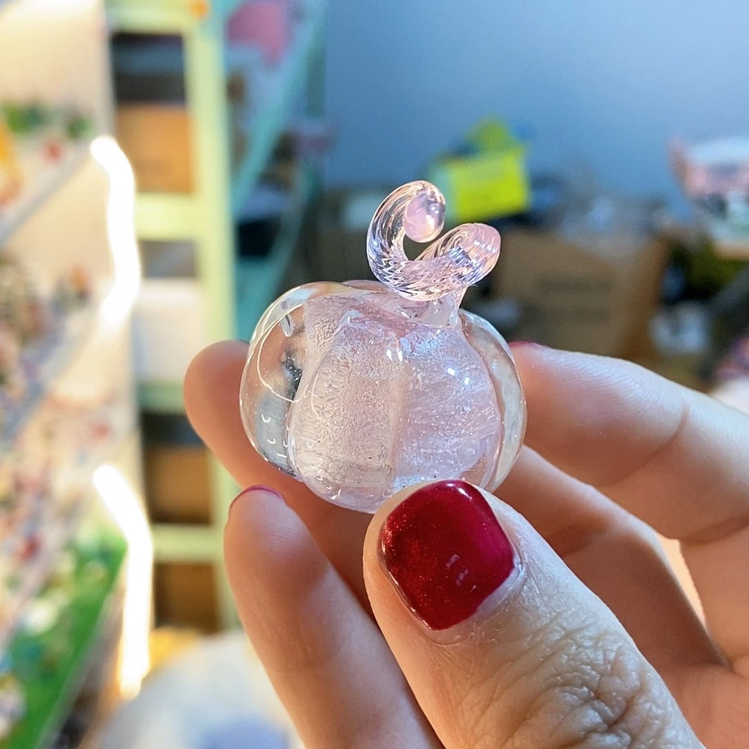 琉璃手工艺品银箔南瓜