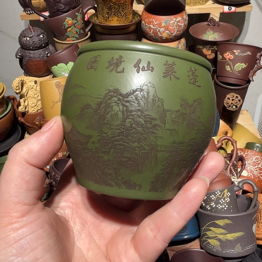 紫砂茶杯宜兴紫砂主人杯