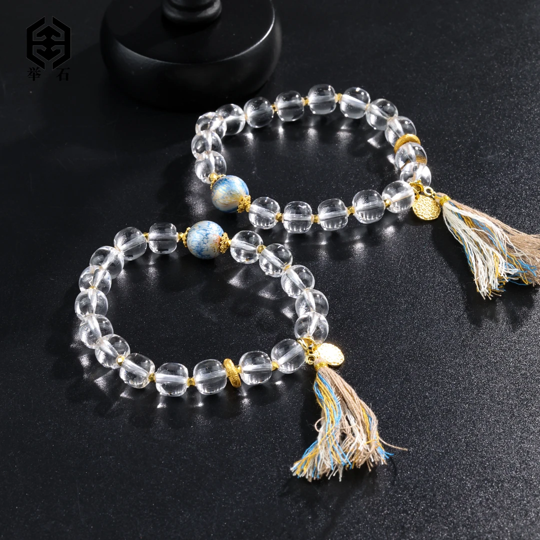 【举石饰品】X0625-6632-3水晶手串（一件/多样性发/约8mm+）J