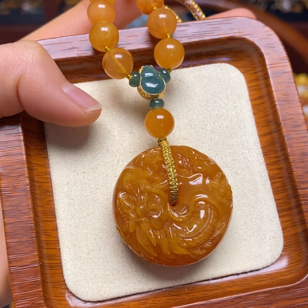 【闪购商品】蜜蜡颈饰未镶嵌项链